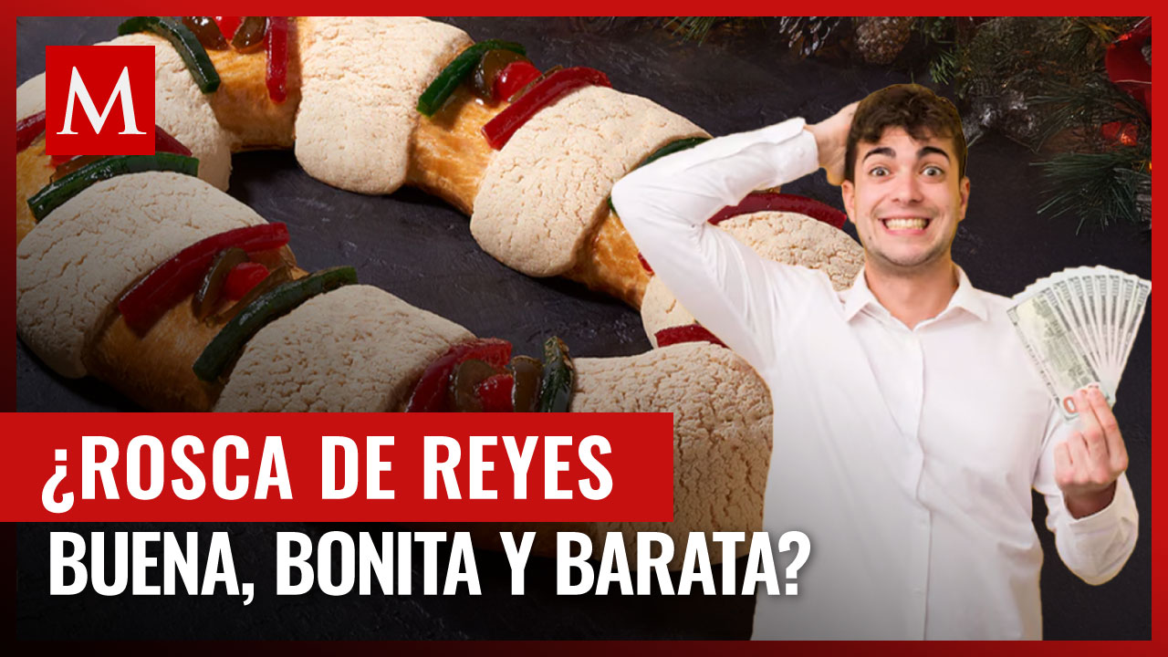 Rosca de reyes en menos de 200 pesos en CDMX; te decimos dónde comprarla