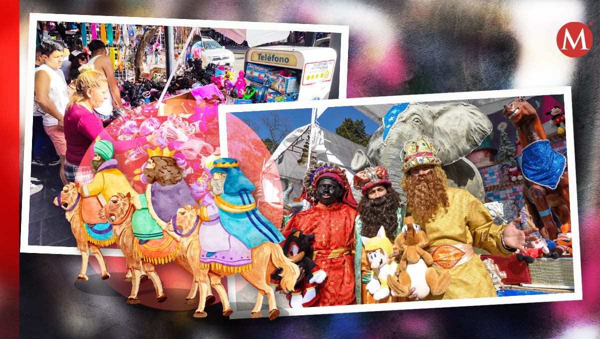 ¿Dónde tomarte foto con los reyes magos en CdMx? Aquí 10 lugares. (fotos: Cuartoscuro / diseño: Oscar Ávila)