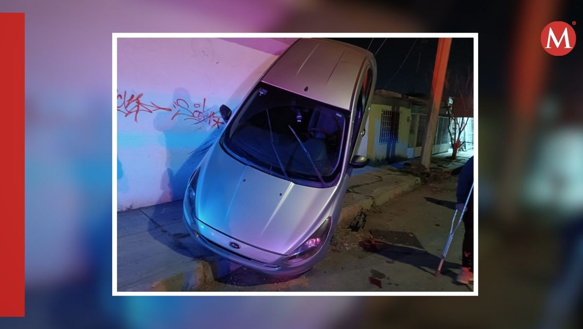 Incidente vial en  la colonia Nuevo los Alamos de Gómez Palacio, Durango. | Especial