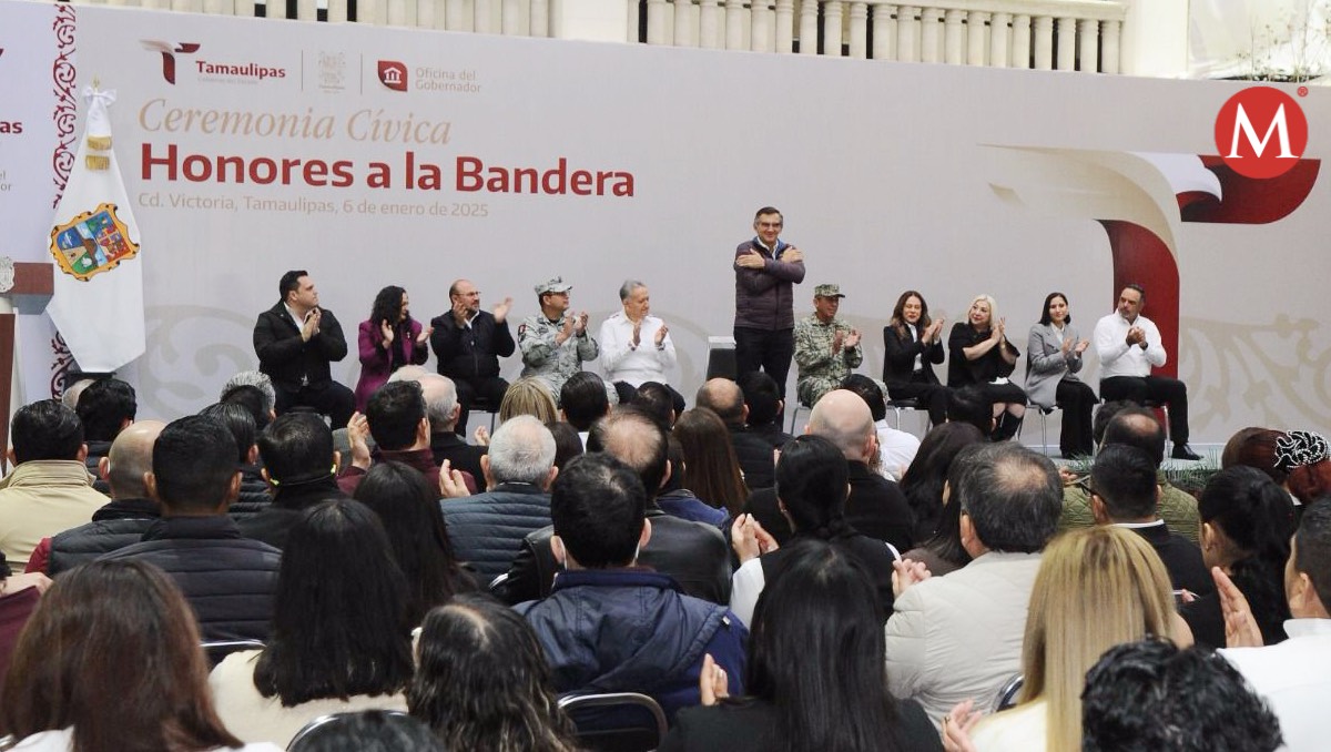 Américo Villarreal, gobernador de Tamaulipas, da mensaje de año nuevo 2025.