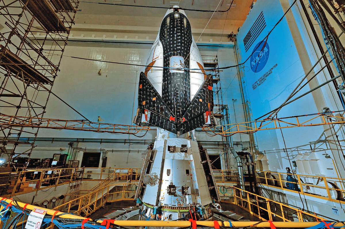 El Dream Chaser, de Sierra Space. La empresa espera llevar carga a la Estación Espacial Internacional por primera vez este año.