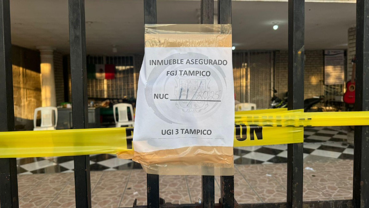 El lugar cuenta con sellos oficiales de clausura por parte de la Fiscalía del estado. (Especial)