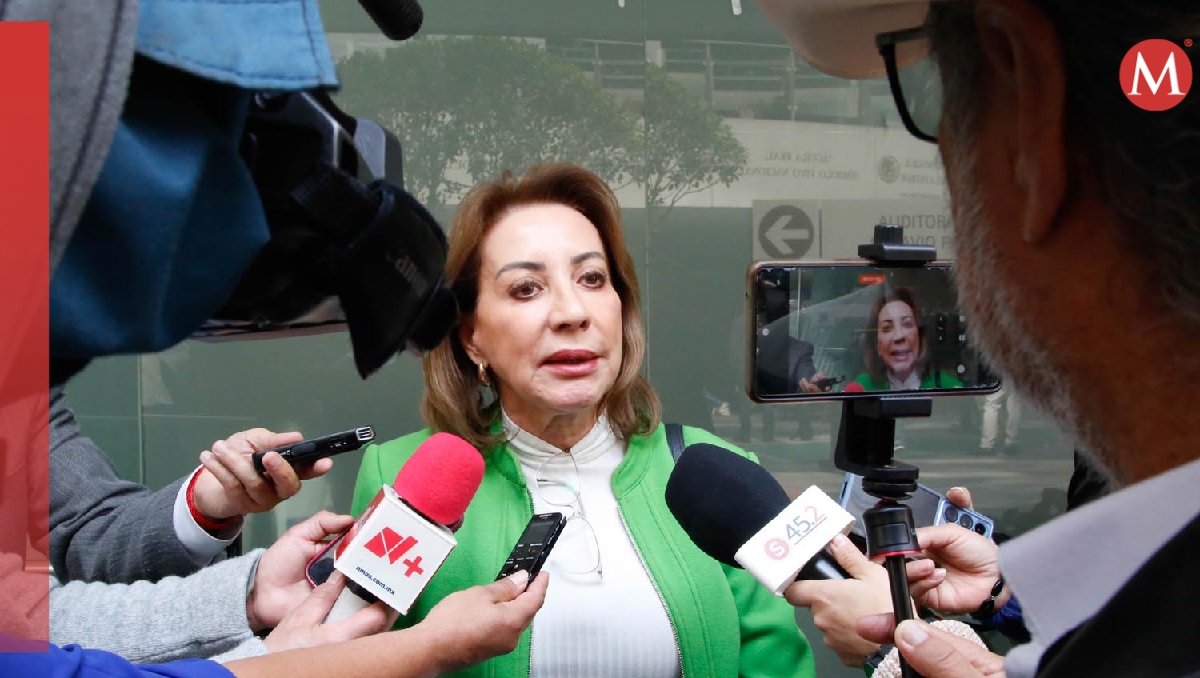 Guadalupe Murguía Gutiérrez, coordinadora de Acción Nacional, en el Senado. | PAN