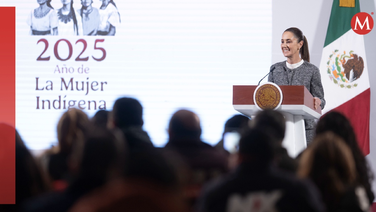 La presidenta Claudia Sheinbaum en conferencia de prensa el 6 de enero en Palacio Nacional. | Cuartoscuro