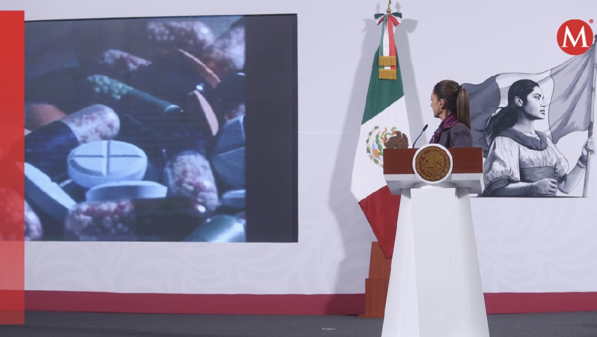 Conferencia de prensa de la Presidenta en el Salón de Tesorería de Palacio Nacional. | Araceli López