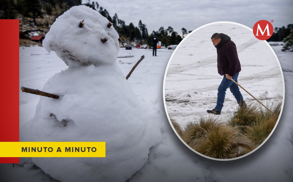 Se esperan nevadas y lluvia engelante en varias entidades del país por la segunda tormenta invernal de la temporada en México. |