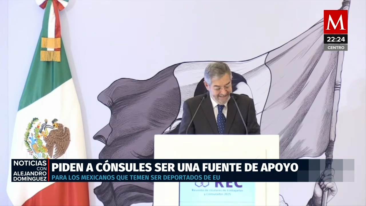 Juan Ramón de la Fuente pide a cónsules desplegar mejor diplomacia ante deportaciones de Trump