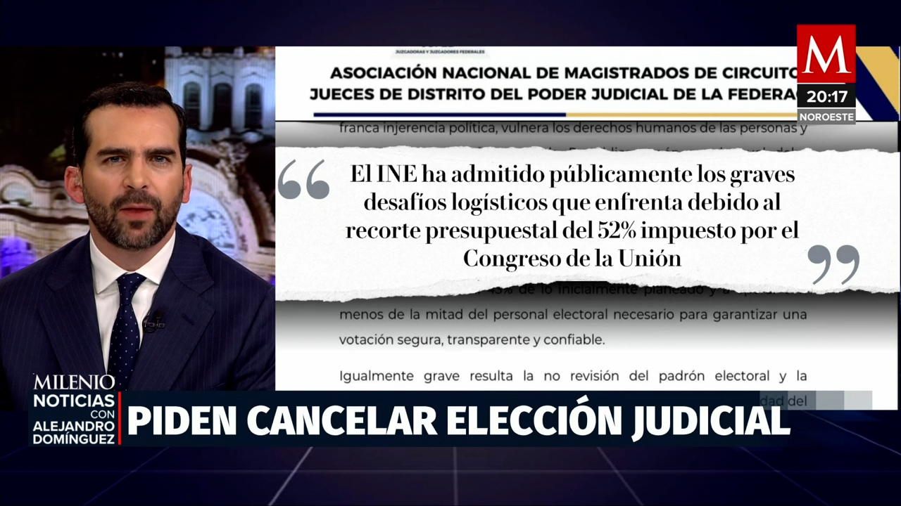 JUFED solicita cancelar elecciones judiciales por problemas logísticos tras recorte al INE