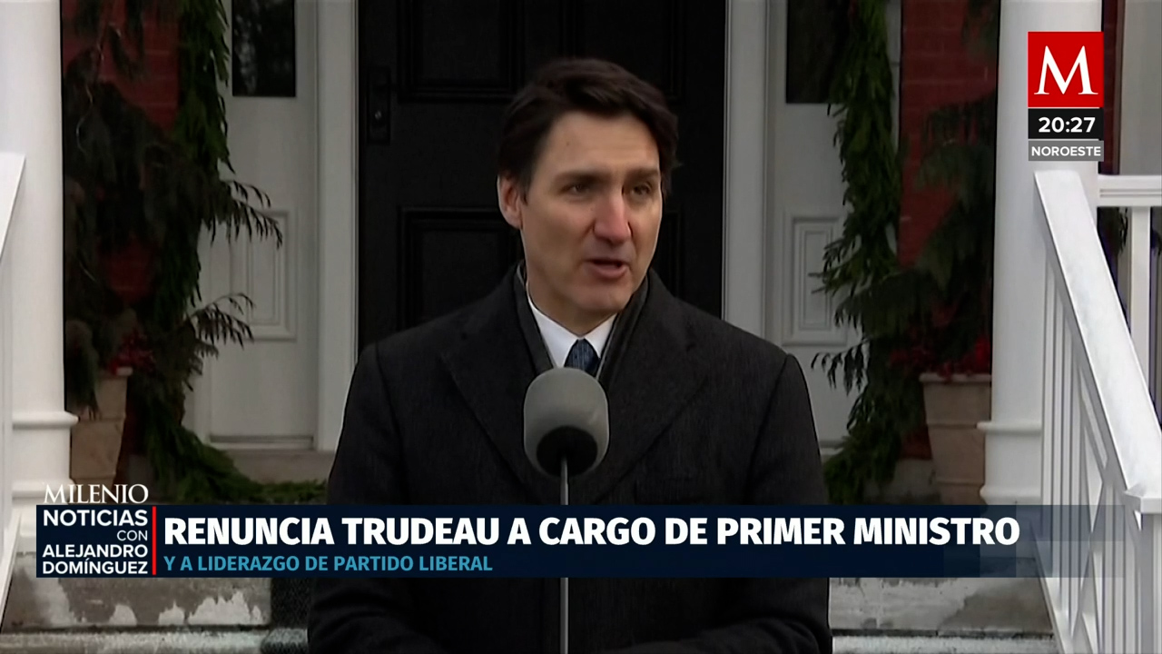 Justin Trudeau anuncia su renuncia como primer ministro de Canadá y líder del Partido Liberal