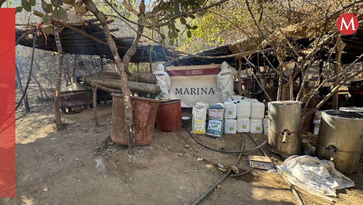 El laboratorio clandestino fue desmantelado en Álamos, Sonora (Semar)