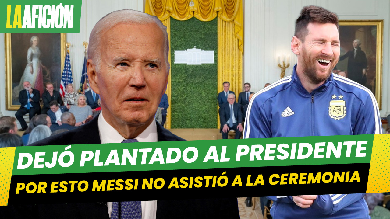 Messi recibe Medalla Presidencial de la Libertad, pero no asiste a la condecoración con Joe Biden
