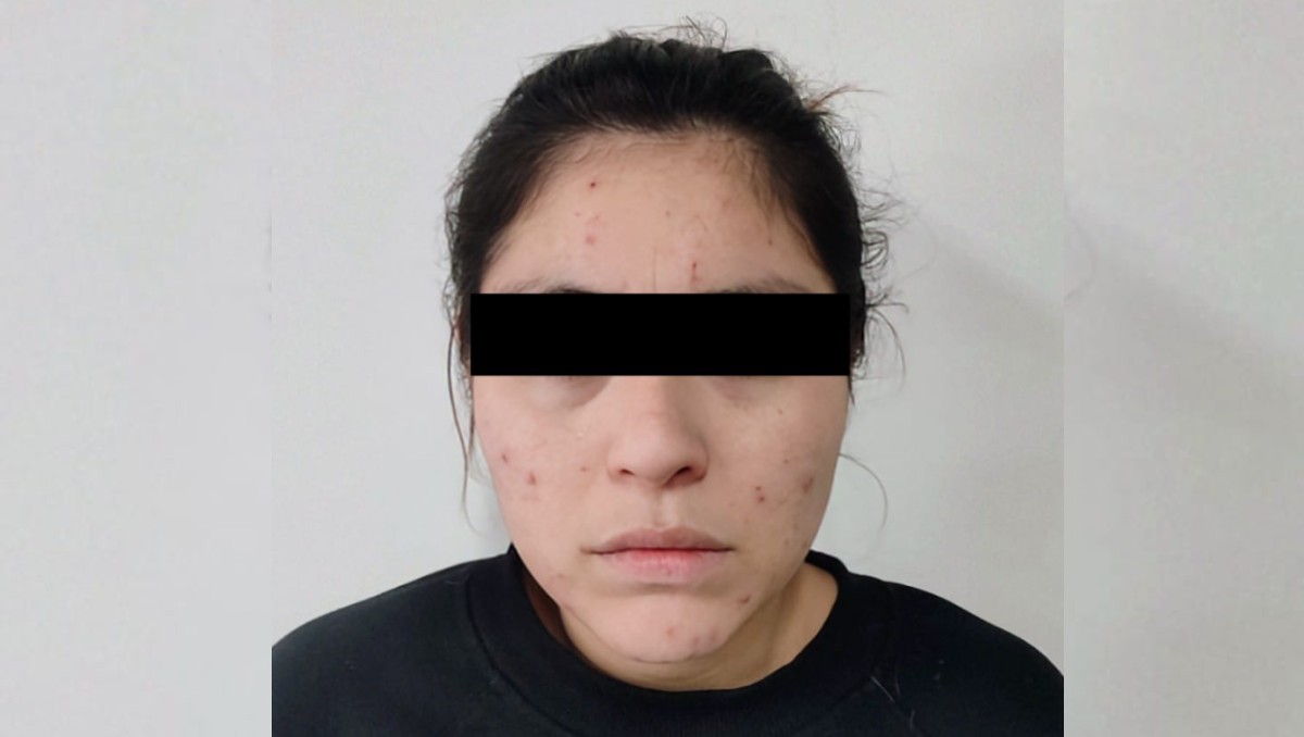 La mujer fue identificada como Kelly "N", de 23 años. Foto: Especial