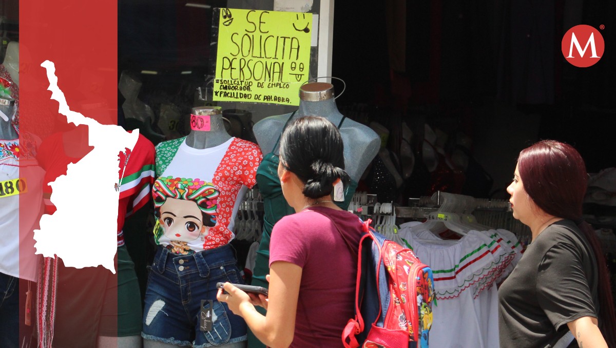Oferta de empleo en comercios de Tampico. (Yazmín Sánchez)