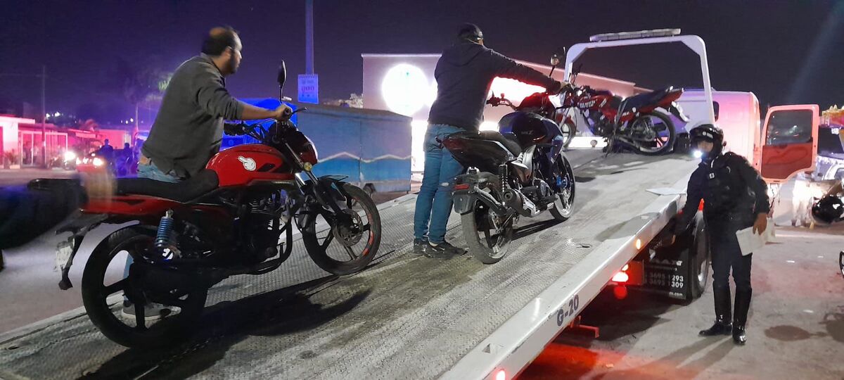 El operativo Beta logró la detección de 195 motos sin papales. (Cortesía)