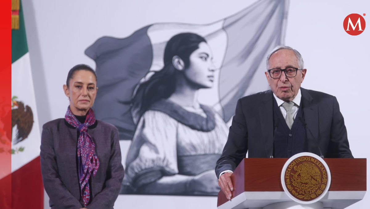 La Presidenta, Claudia Sheinbaum Pardo y el titular de Salud, David Kershenobich Stalnikowitz. | Foto: Araceli López