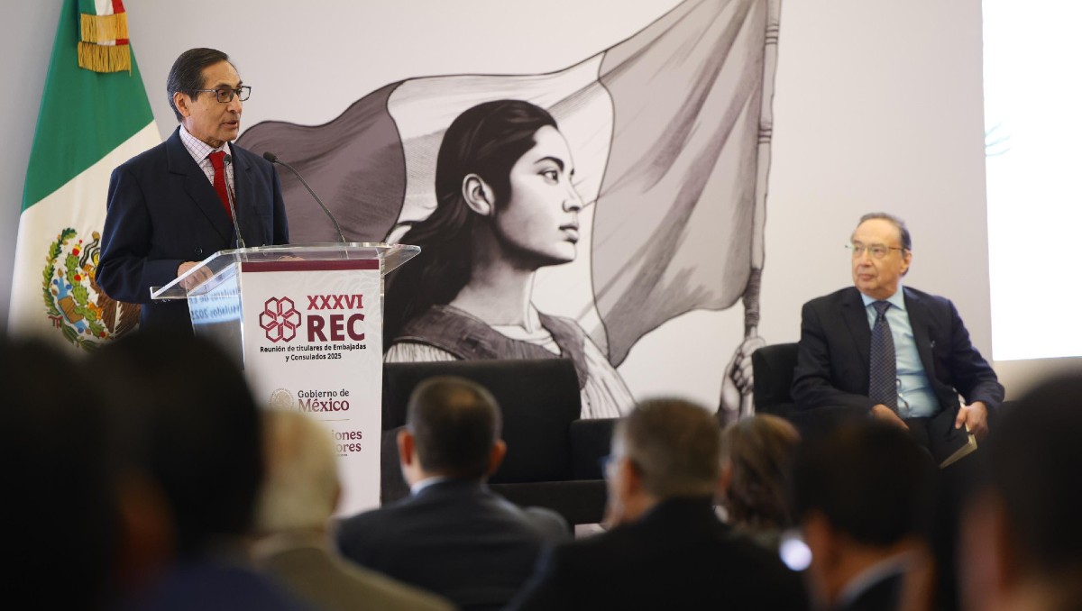 Rogelio Ramírez de la O en la XXXVI Reunión de titulares de Embajadas y Consulados 2025 | X: @SRE_mx