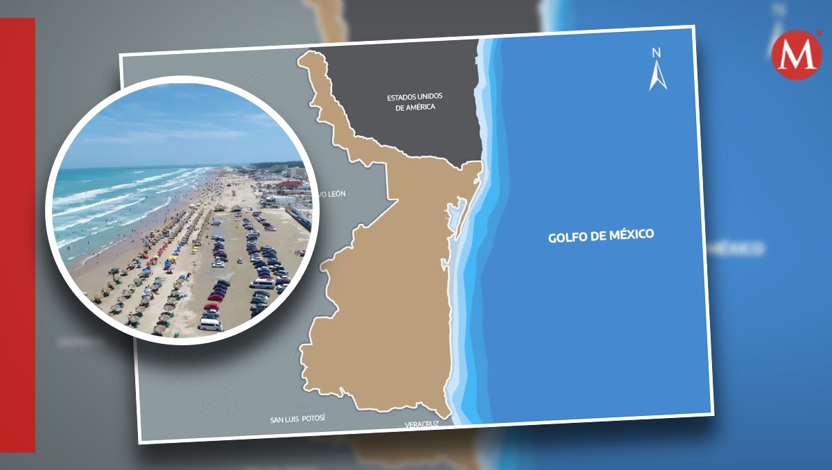 Tamaulipas colinda con el Golfo de México.