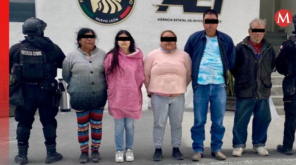 Cinco detenidos en Nuevo León. Foto: Especial