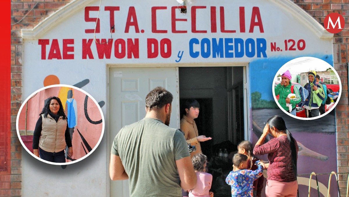 Comedor Santa Cecilia brinda comida caliente y abrigo a migrantes (Roberto Amaya)