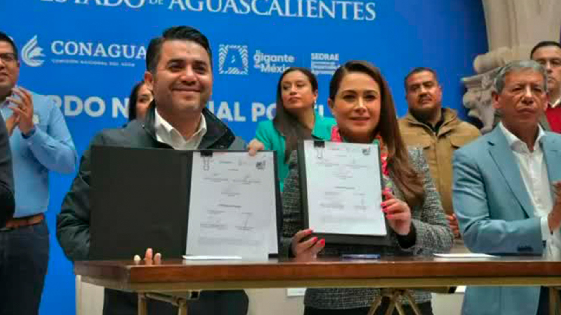 Conagua y Aguascalientes firman convenio para tecnificación de distritos de riego