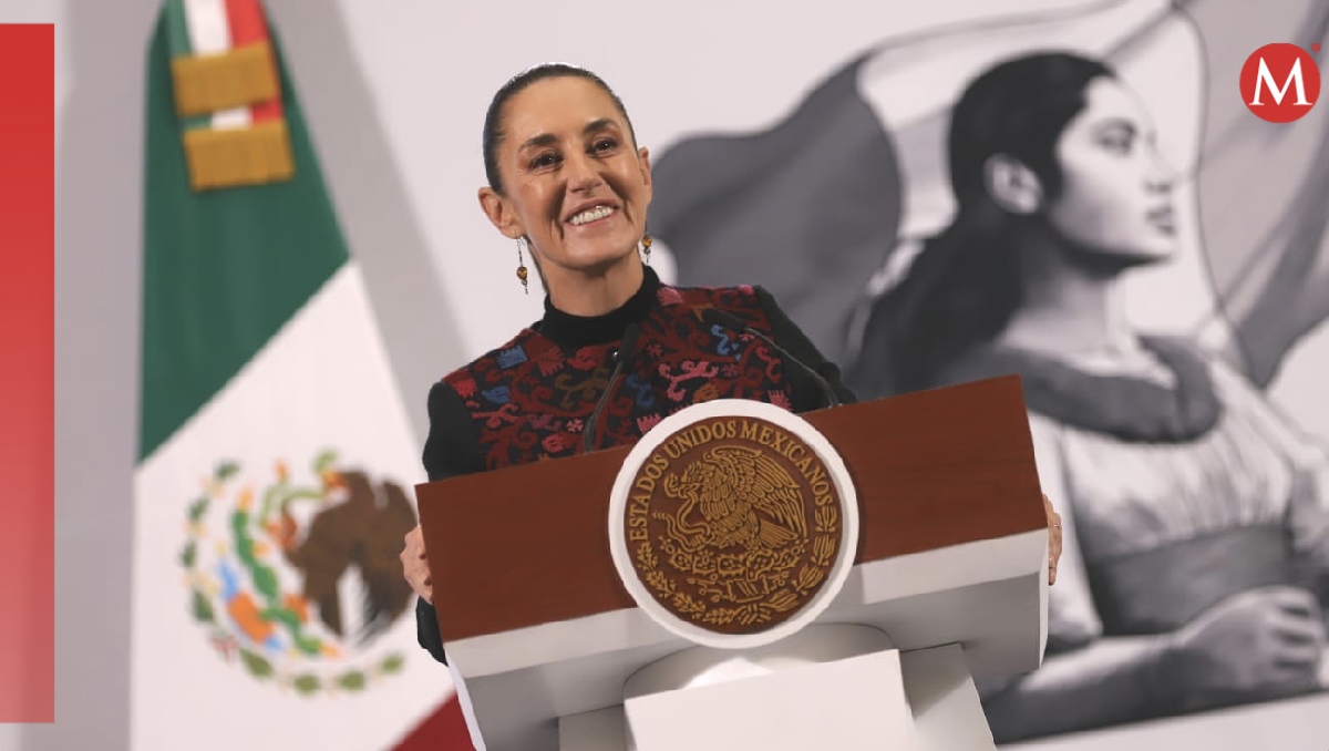 Conferencia de prensa mañanera de la presidenta Claudia Sheinbaum hoy 8 de enero. | Javier Ríos