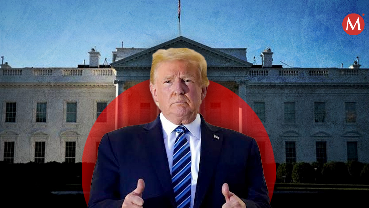 Donald Trump prometió volver cuando dejó la Casa Blanca en 2021. (Diseño: Milenio)