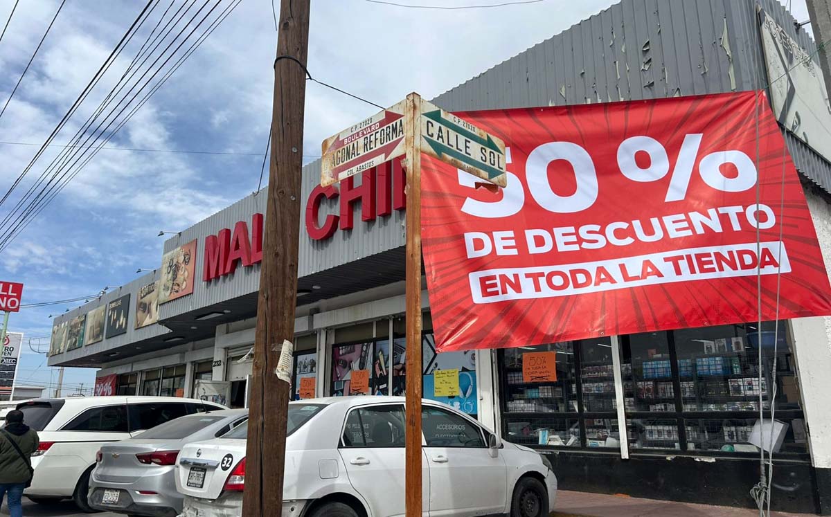 Liquidarán mercancía en Torreón. l Especial