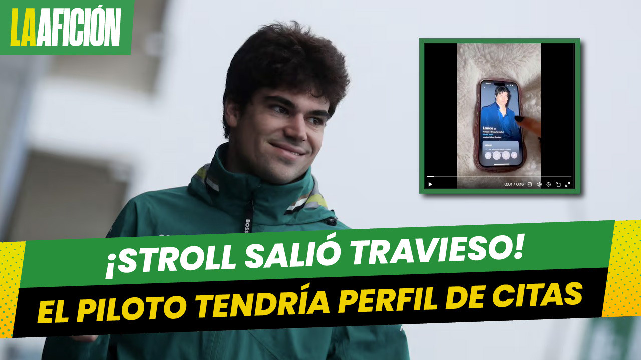 ¿Es real? Filtran supuesto perfil de Lance Stroll en exclusiva aplicación de citas