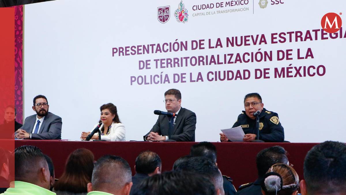 Autoridades de la Ciudad de México presentaron la nueva estrategia de territorialización (SSC)