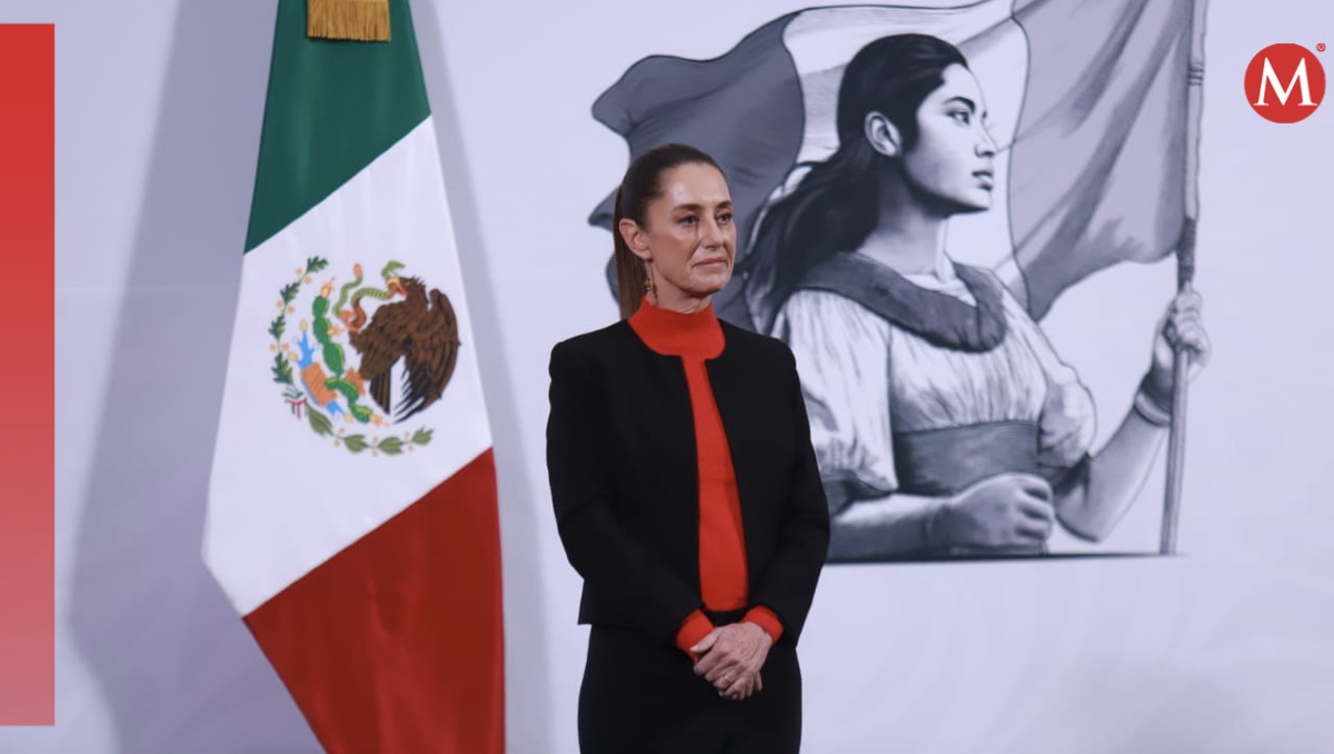 Conferencia de la Presidenta en el Salón de Tesorería en Palacio Nacional el 9 de enero. | Juan Carlos Bautista