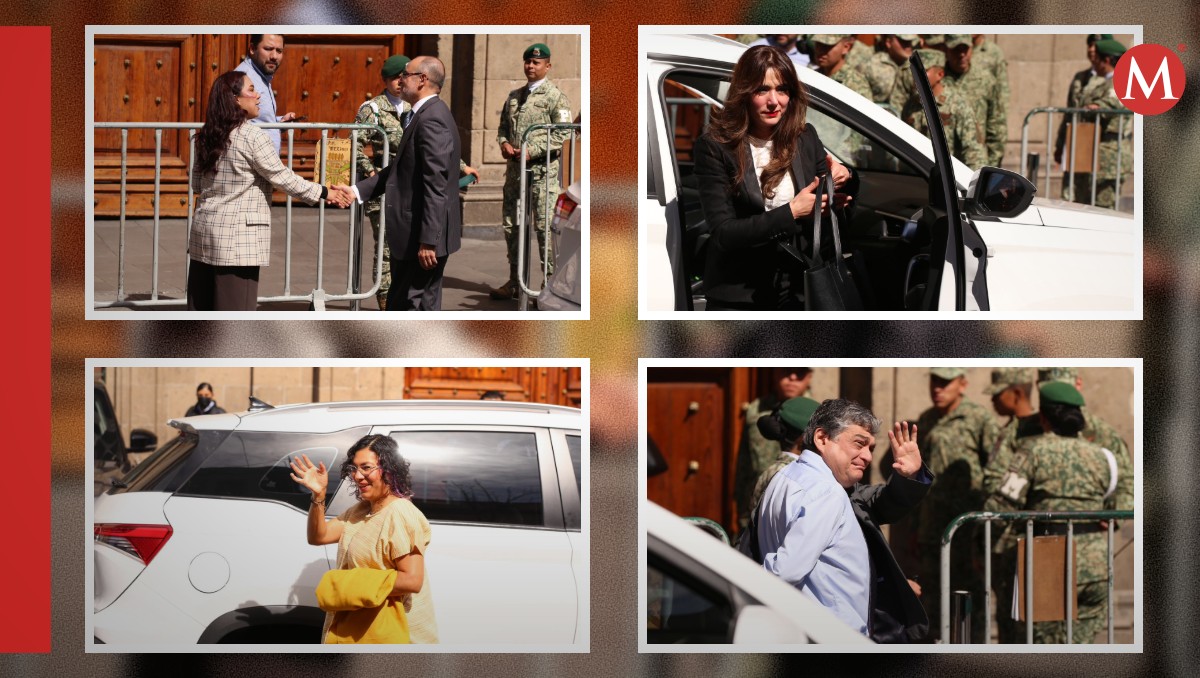 Consejeros del INE llegan a Palacio Nacional | Fotos: Ariana Pérez