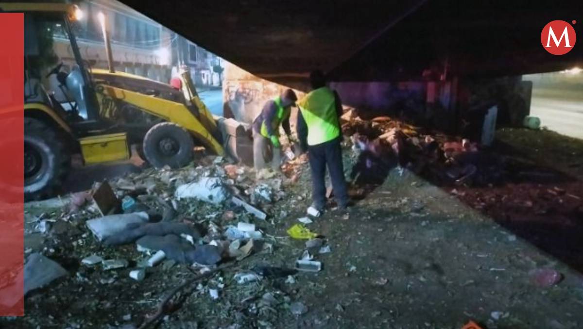Ecatepec ha iniciado un programa de recolección nocturna de basura en calles y avenidas. | Foto: Fernando Cruz