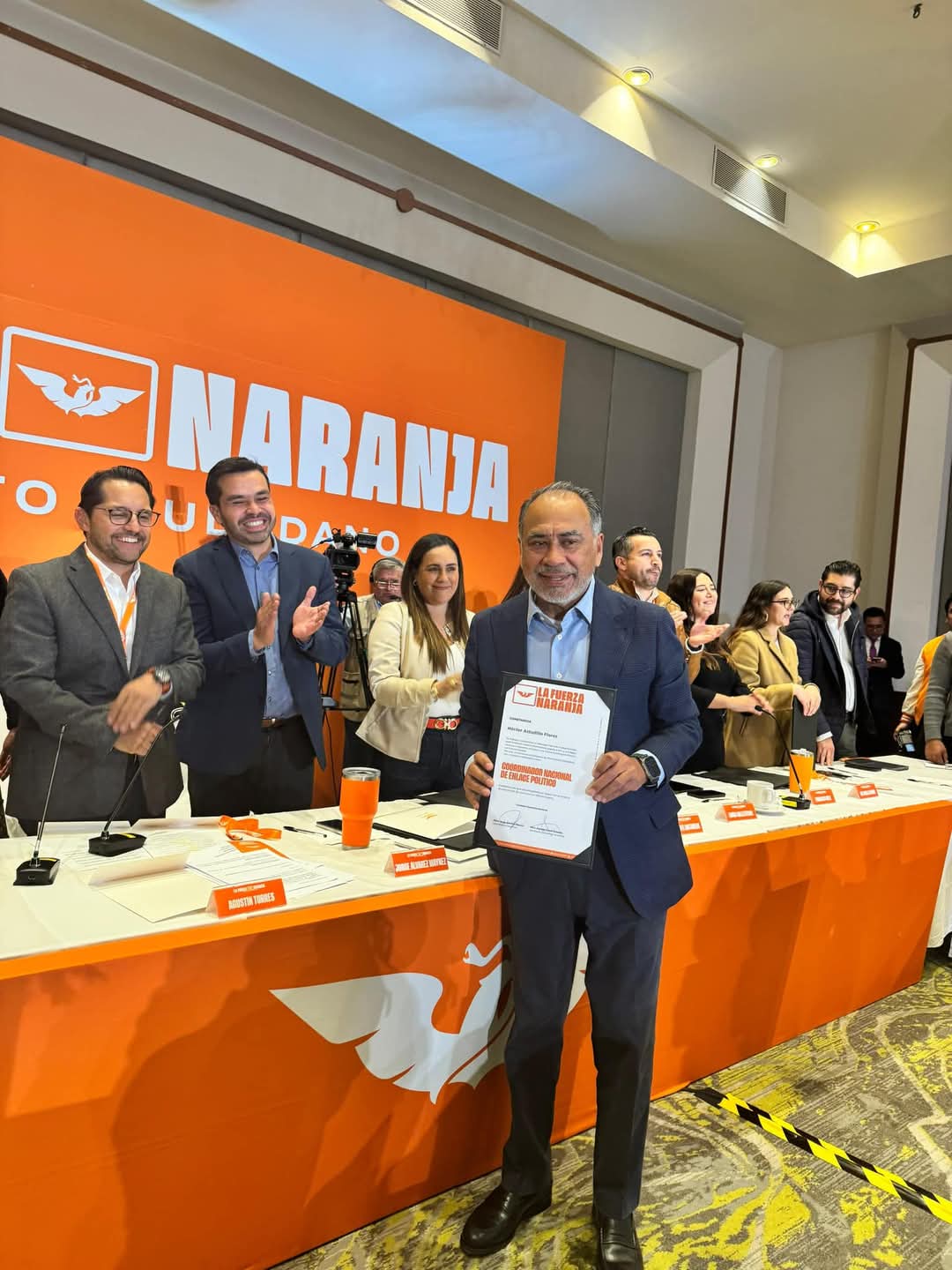 Ex gobernador de Guerrero, Héctor Astudillo Flores, recibió nombramiento por parte de Movimiento Ciudadano.
