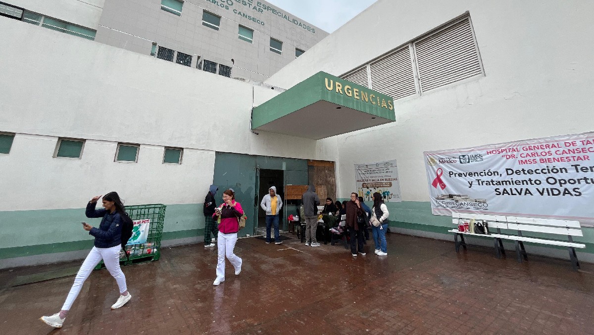 Hospital Canseco de Tampico. (Yazmín Sánchez)
