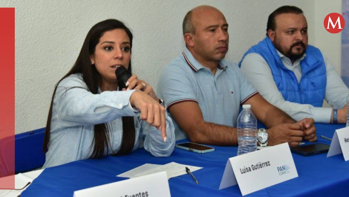 La lideresa panista y legisladores de su partido en CdMx (Especial)