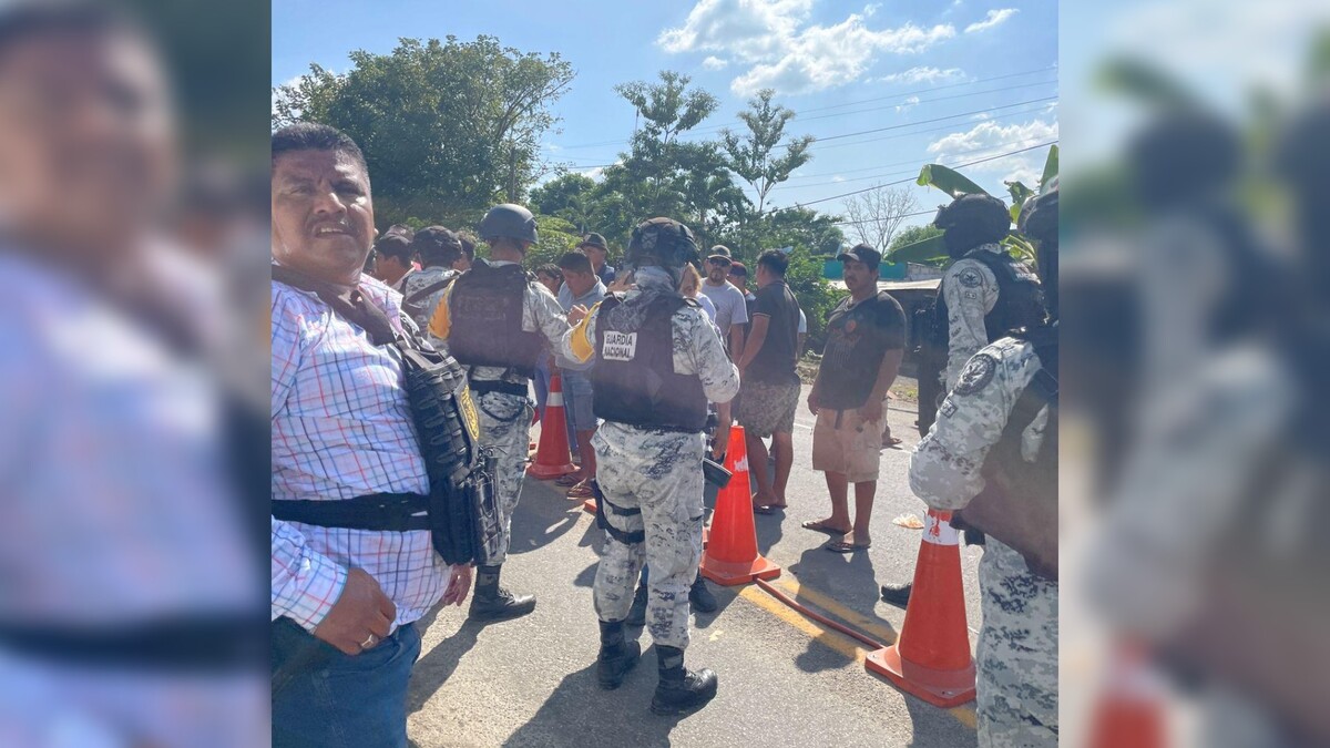 Los pobladores fueron detectados por elementos de la Policía Estatal y Guardia Nacional. | Especial