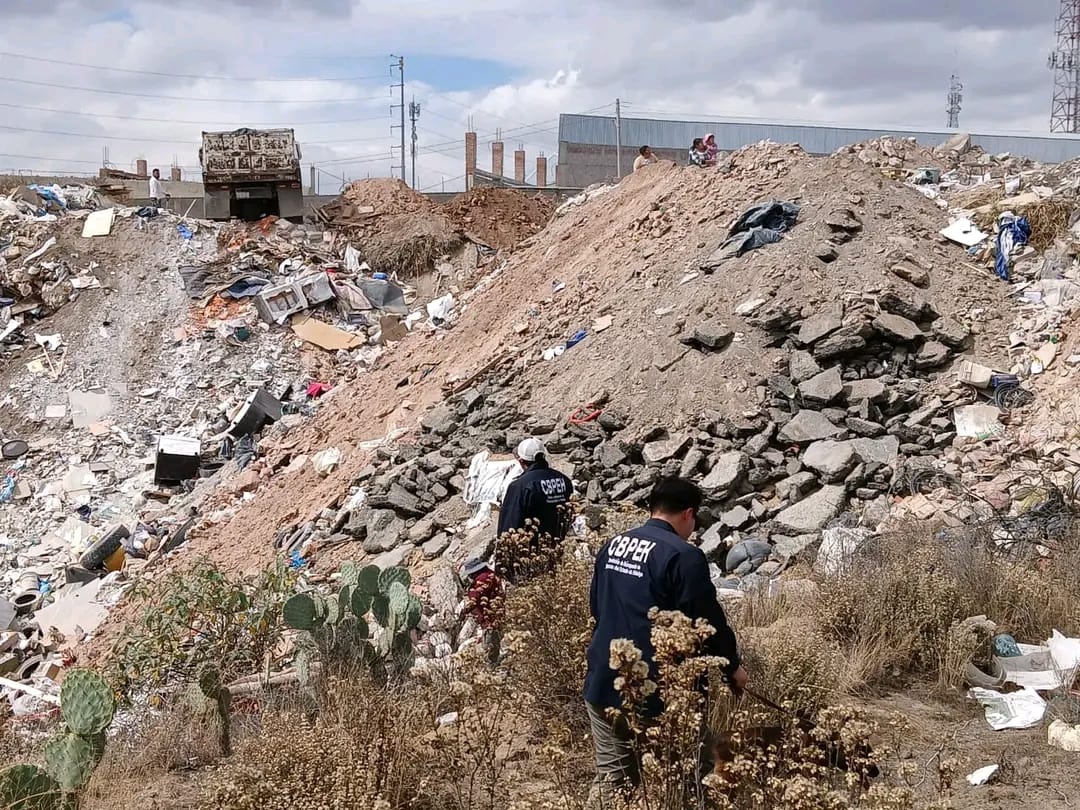 Buscan a Luis Enrique N en basurero de Pachuca.