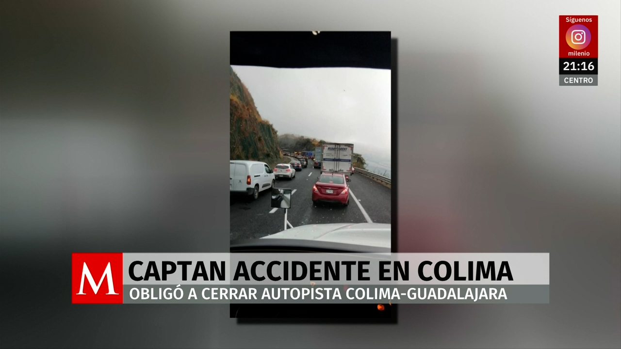 Accidente en el puente Beltrán de Colima provoca cierre de plaza de cobro San Marcos