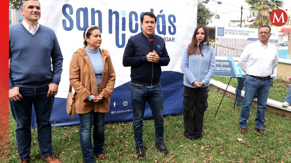 Daniel Carrillo arranca obras en San Nicolás. Foto: Especial
