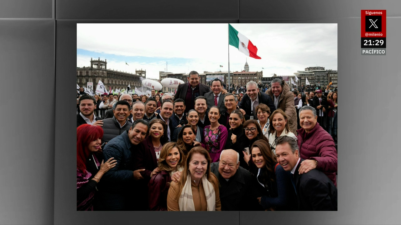 Gobernadores y Claudia Sheinbaum protagonizan selfie viral