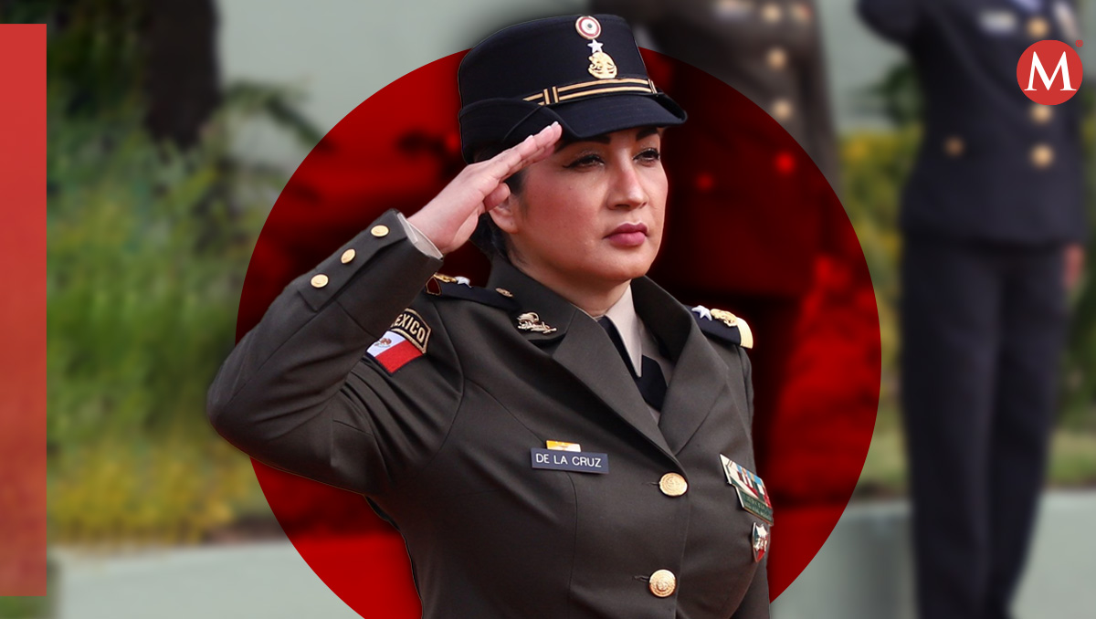Mariana de la Cruz Sánchez titular de la Defensoría de Oficio Militar (Diseño: Antonio Texta)