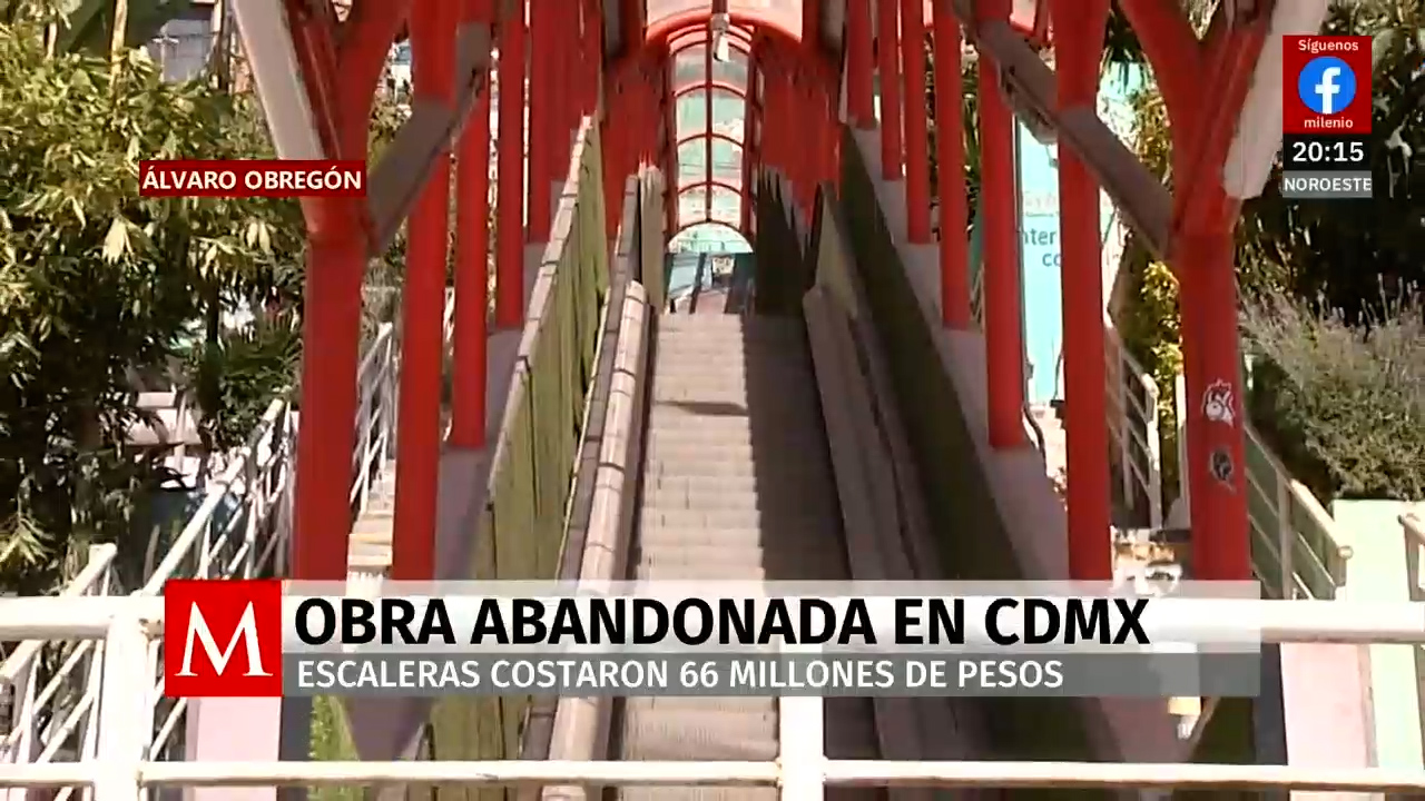 66 millones de pesos abandonados en Álvaro Obregón: las escaleras eléctricas que nunca funcionaron