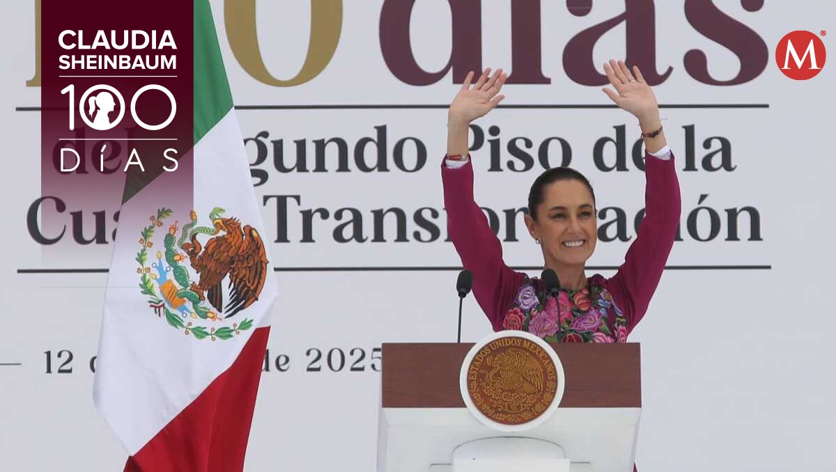 Sheinbaum finaliza su informe de 100 días de gobierno | Foto: Araceli López