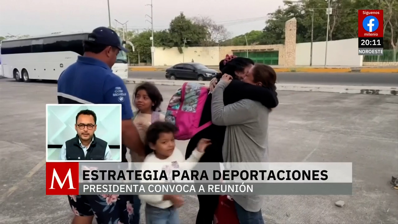 Sheinbaum prepara estrategia frente a deportaciones masivas de Trump