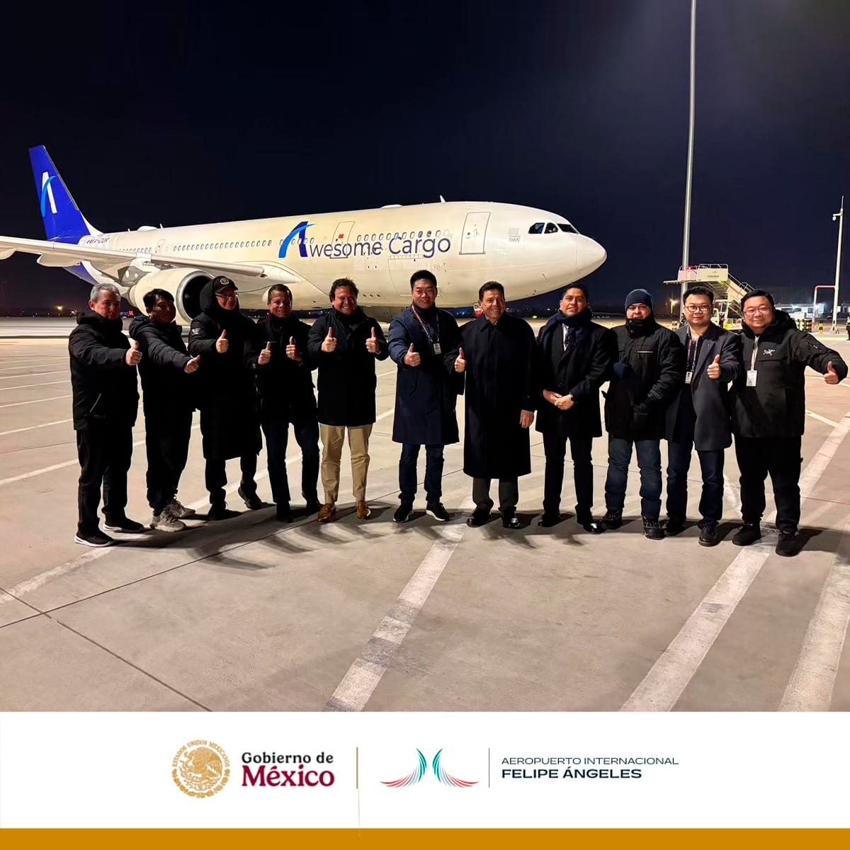 Awesome Cargo operaba en el AIFA con vuelos chárter y ahora tendrá dos operaciones regulares a la semana hacia Zhengzhou, China. | Especial