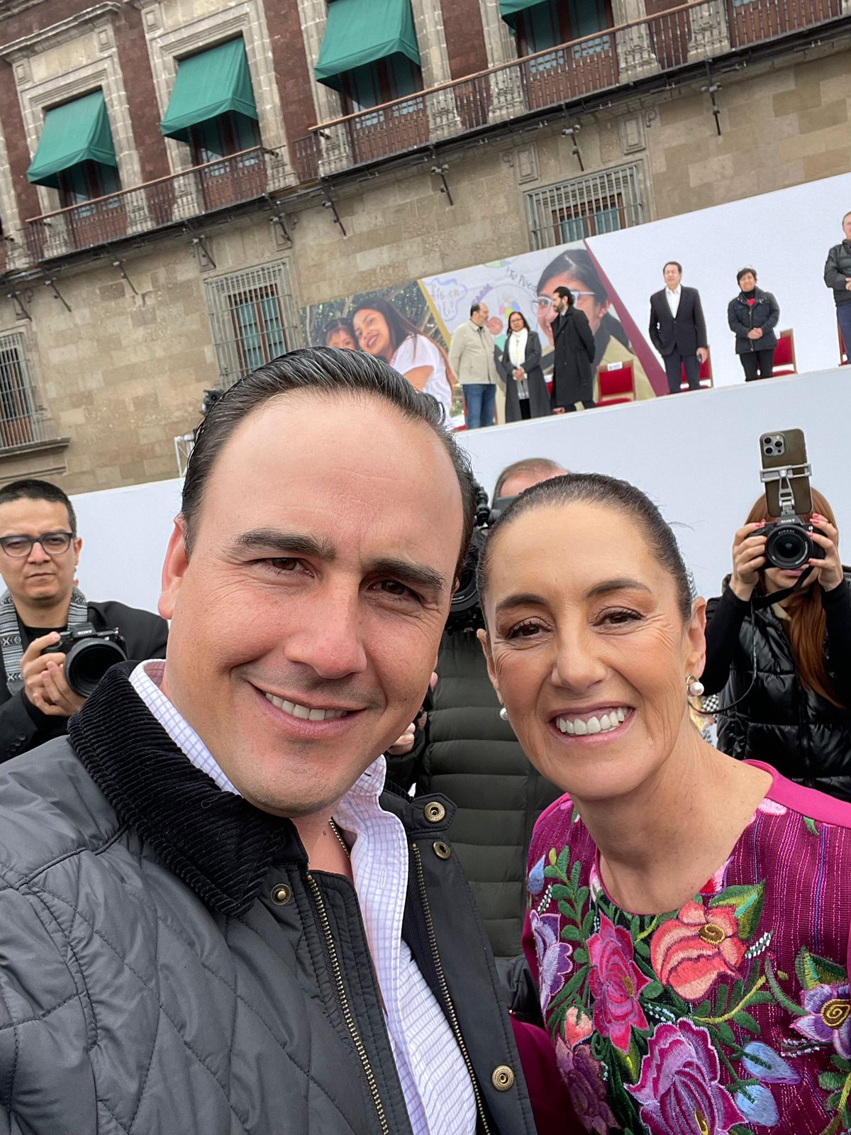 El gobernador de Coahuila asistió al informe de Claudia Sheinbaum. | Especial
