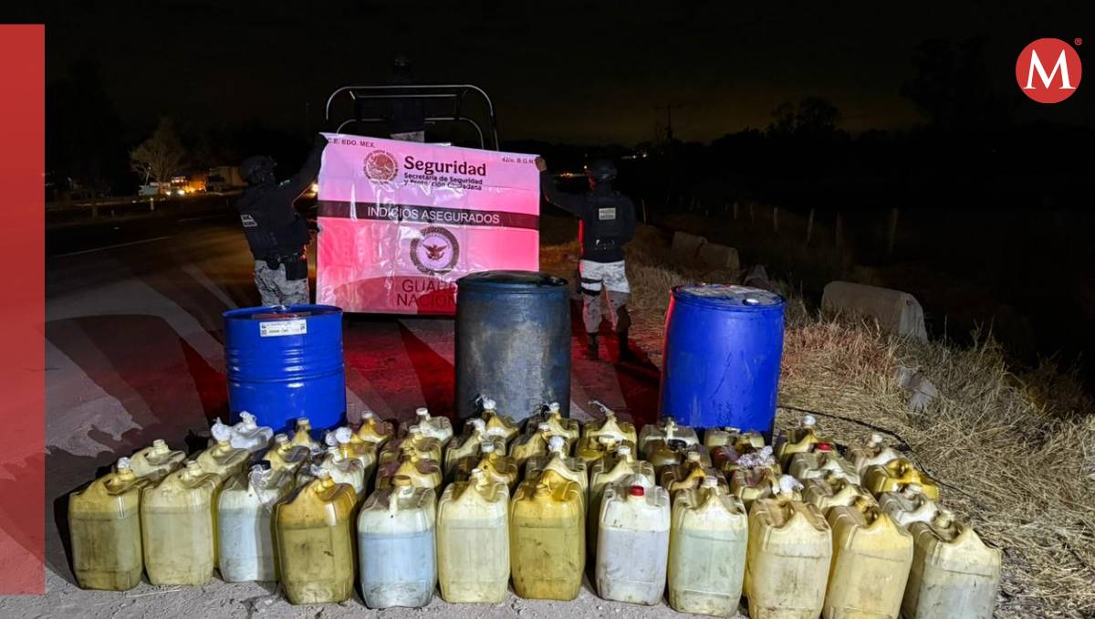 Autoridades aseguraron y desmantelaron un centro clandestino de distribución de combustible robado en Polotitlán. | Especial