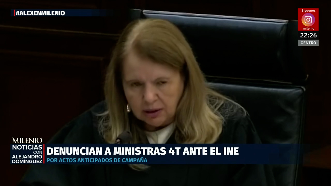 Ciudadanos denuncian a ministras de la Corte por actos anticipados de campaña judicial