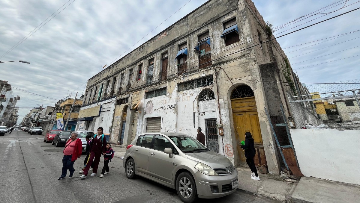 Frentes fríos han evidenciado daños graves en edificios de Tampico. (Yazmín Sánchez)