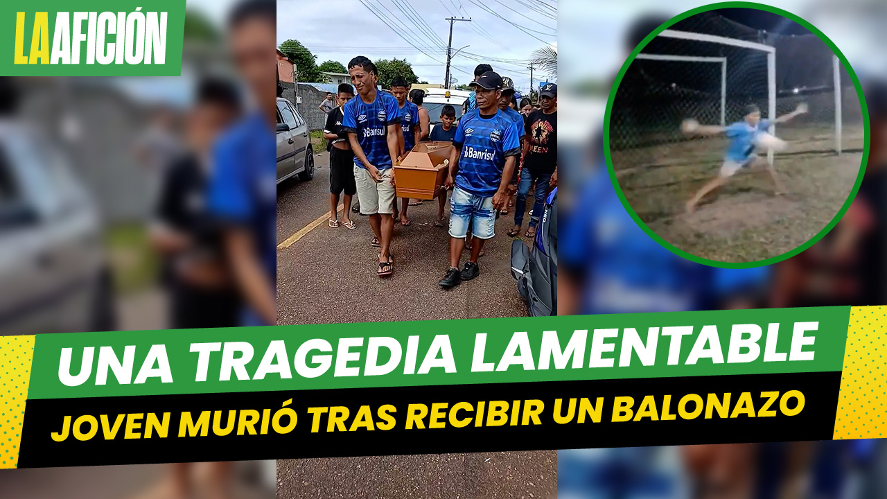 Portero de 16 años muere tras detener un penalti con el pecho